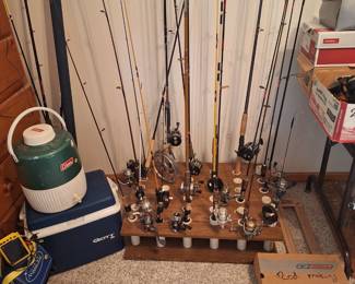 Rods and custom rod holder
