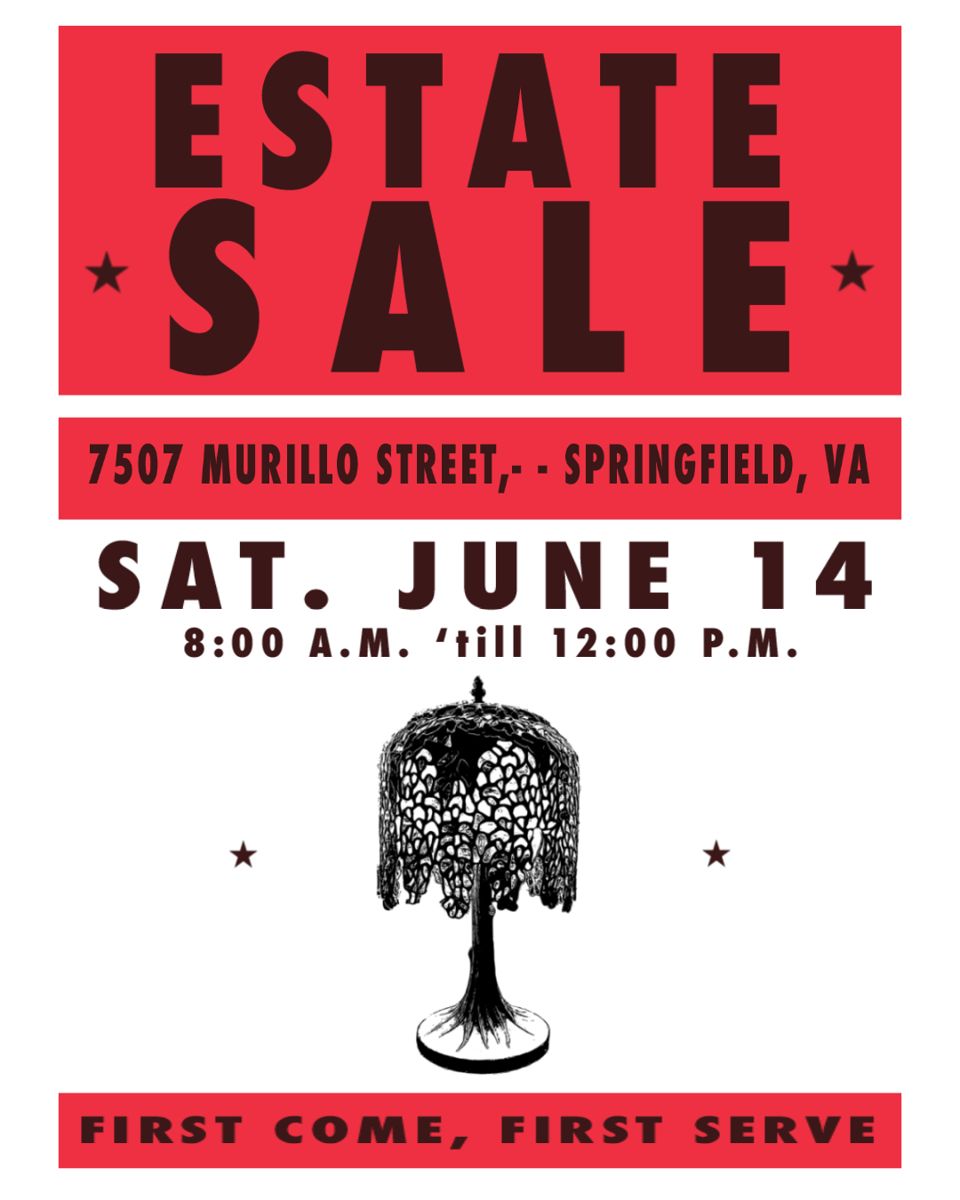 Flyer for sale, First Come, First Serve basis