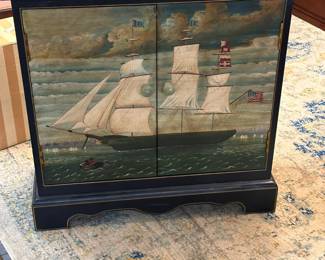 Nautical Cabinet, End Table, Console Table