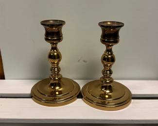 Brass Candlestick Holders