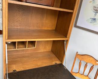 Gentlemans Desk Armoire Storage Cabinet
