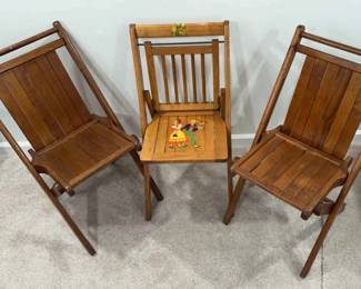 Wooden Folding Chairs