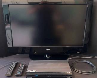 32 HD Lg Tv And Magnavox Blue Ray Player