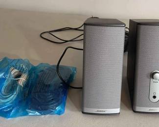 Set Of Auxiliary Bose Speakers For Home Theater