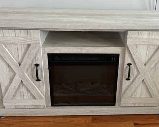TV Stand With Electric Fireplace