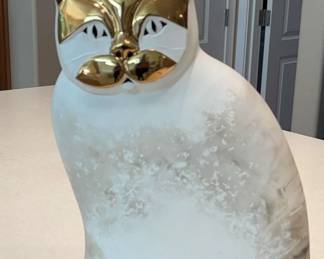 Pauline Pelletier Art Pottery Cat