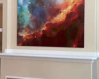 Vibrant Abstract Representation Of A Night Sky