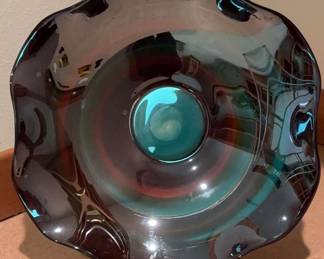 Unsigned Art Glass Bowl