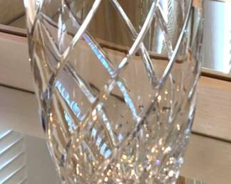 Unsigned Crystal Vase