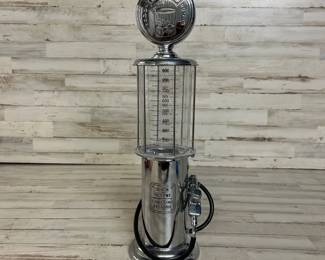 Godinger "Fill 'Er Up" High Octane Novelty Alcohol Dispenser, designed in the shape of a vintage gas pump