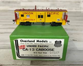 Vintage HO Scale Union Pacific CA-13 Caboose OMI-119A/HO