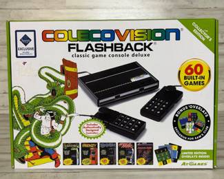 ColecoVision Flashback Classic Game Console, a retro gaming console that includes 60 built-in games and two wired