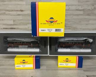 Athern Genesis Western Pacific 921-A/918-A Freight Locomotive Set HO Scale