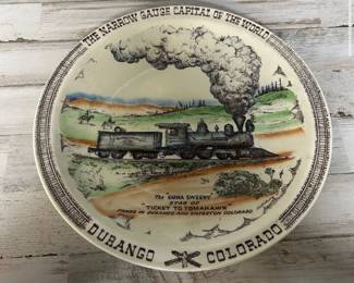 Vintage Vernon Kiln Collector Plate “Emma Sweeney” Old Engine Car
