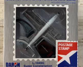 New in Box Vintage Lockheed L-1049 Super Constellation Diecast Metal Historical Airplane 1:300 Scale