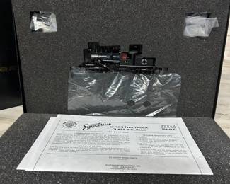 Vintage Bachmann Spectrum 50-Ton Two Truck Class B Climax HO Scale Model