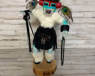 Vintage Kachina Doll Native American Handmade Wood Carved