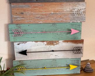 Large wooden and metal dream sign