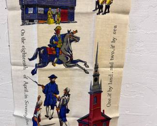 Paul Revere’s Ride Tea Towel / Linen