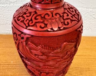 Cinnabar Vase