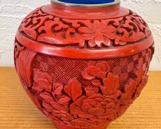 Cinnabar Vase / Jar
