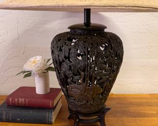 Frederick Cooper bronze table lamp