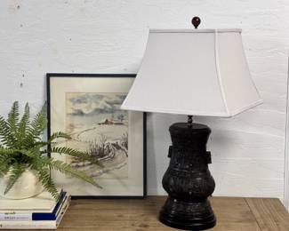 Bronze Table Lamp