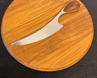 Dansk cheese, board charcuterie, board with Dansk knife, new inbox