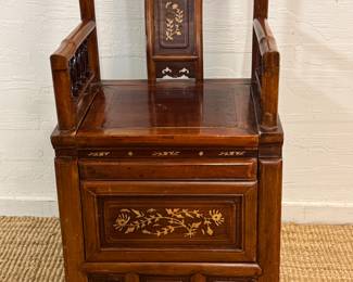 Asian Commode Chair