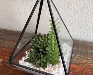 Cute little faux terrarium