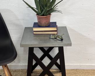 Wood & Metal Side Table