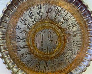 Vintage round tray