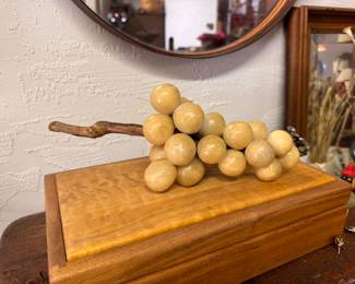 Incredible mid century smooth granite grapes