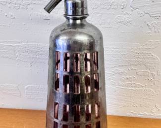 Antique French Soda Siphon / Seltzer Bottle