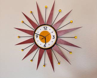 Totally mid century… but not - clock