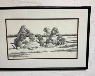 Nice prairie dog line style pring