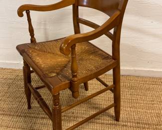 Antique colonial armchair