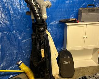 Wilson Golf clubs, Callaway Big Bertha, Gold Shoes, Dremel tool set, pneumatic tool kit