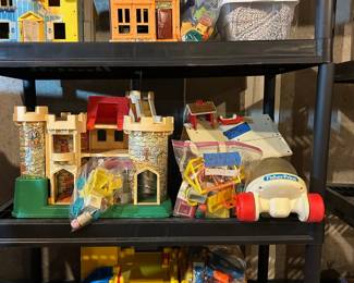 Vintage toy sets as well as contemporary toys and games.