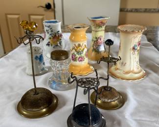 Victorian hat pin holders