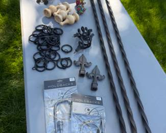 Drapery rods Rings