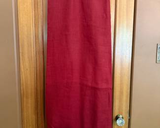 Linen curtains