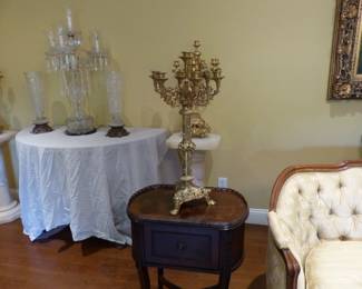Pair of candelabras