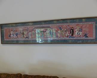 Framed wall hanging