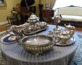 Antique silverplate
