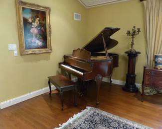 Antique Wissner baby grand piano