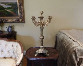 Pair of candelabras
