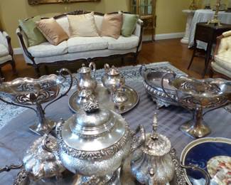 Antique silverplate