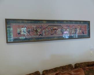 Framed wall hanging
