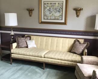 WOOD FRAMED SOFA